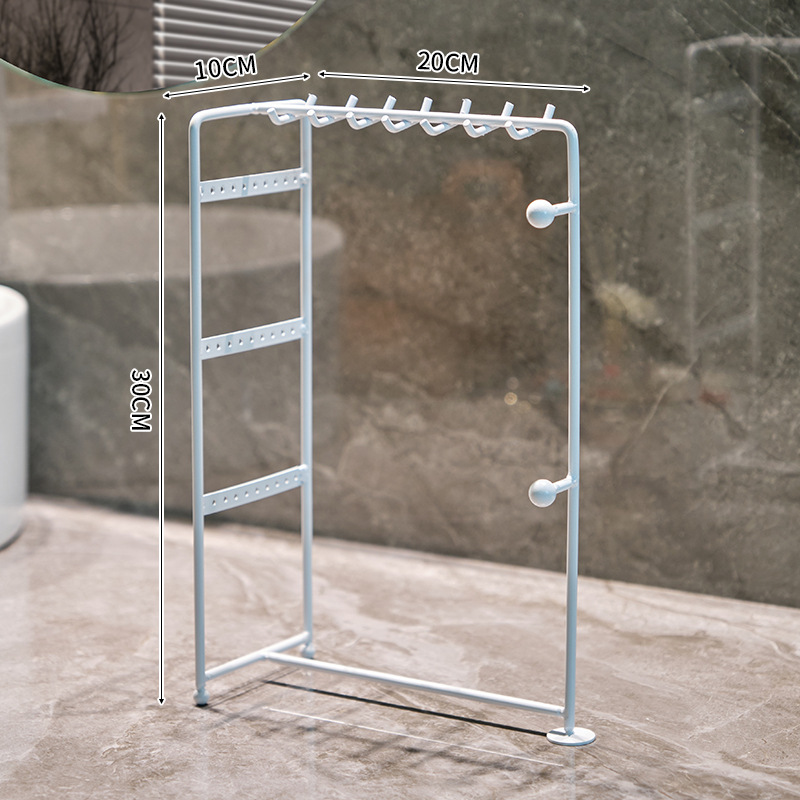 화이트 목걸이 쥬얼리 스탠드