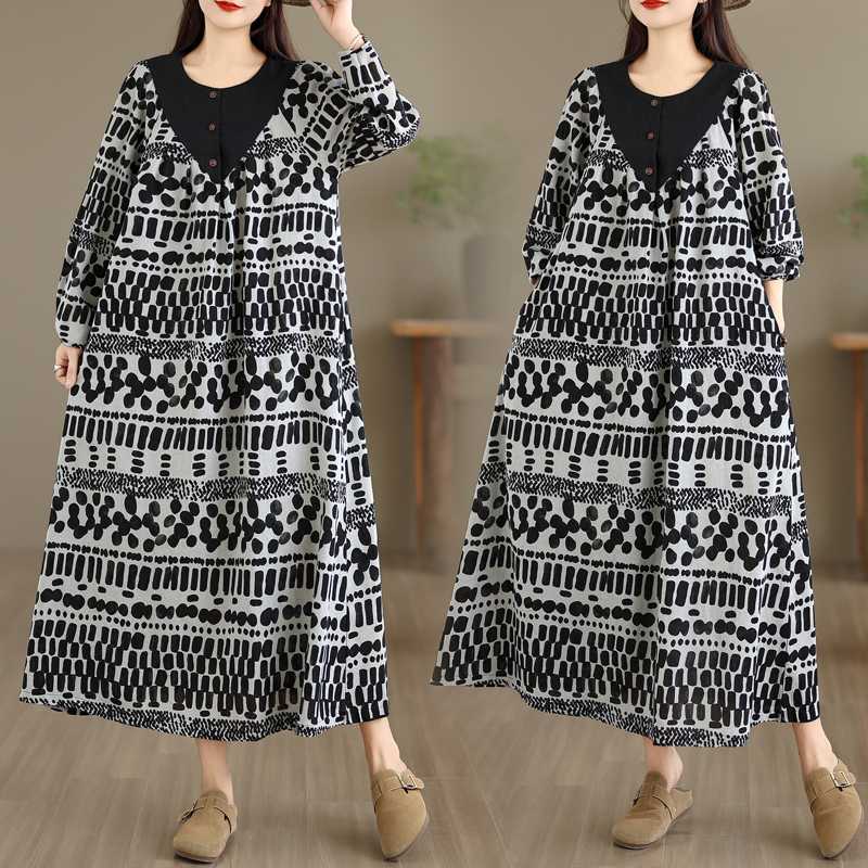 Autumn ethnic dress