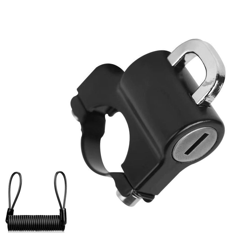 Mini Portátil de bloqueo de la bicicleta Scooter Eléctrico bloqueo del casco de la motocicleta manillar fijo anti-robo de bloqueo de casco al por mayor