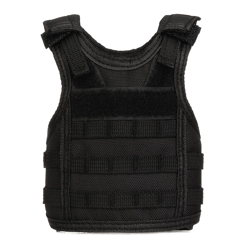 Миниатюрный жилет Мини-тактический жилет Пивной жилет Бутылка Водяной стакан Защитный набор Открытый армейский жилет