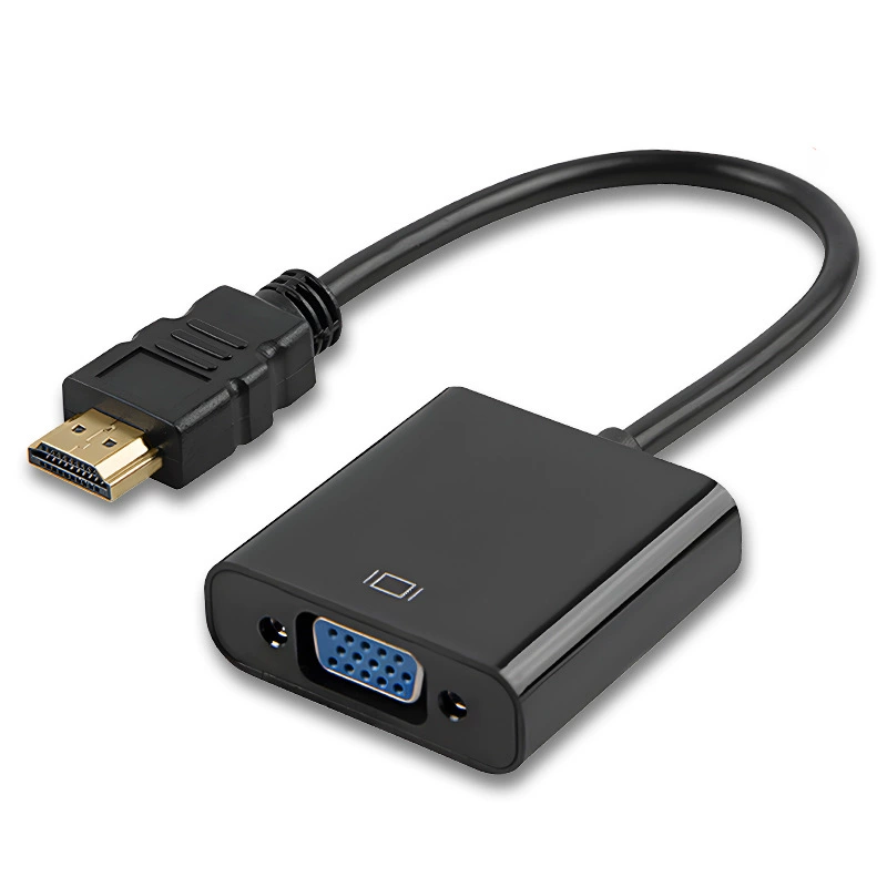 HDMI к VGA с аудио, конвертер питания, кабель VGA, HDMI аудио и видео, ротор высокое разрешение компьютера