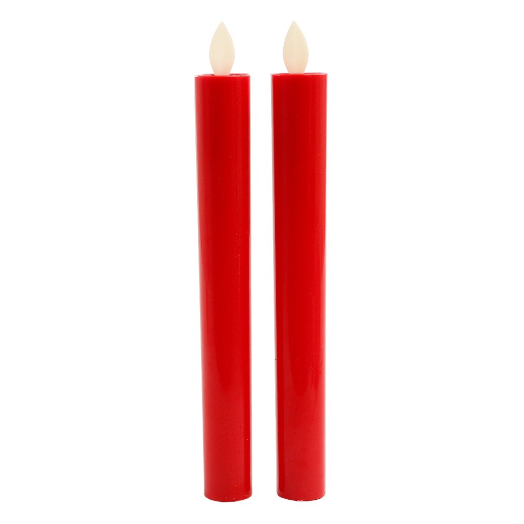 Directo de fábrica larga varilla vela electrónica Buda adoración bendición vela lámpara oscilación llama simulación libre de humo boda Lámpara decorativa