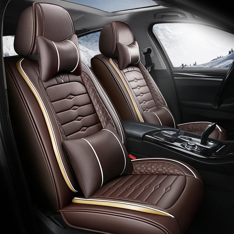 新品奥迪A6L A4L A3 Q5 Q3 Q2L Q5L坐垫全包皮革汽车四季通用座套