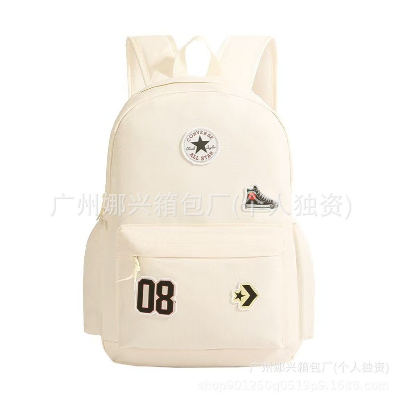 kw同款大容量双肩包简约背包时尚时尚轻便防水学生书包|undefined