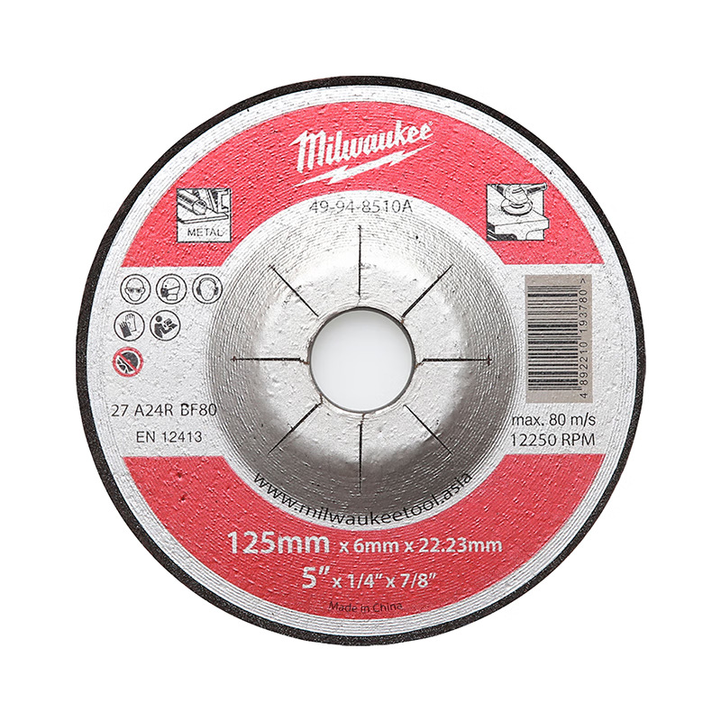 Miwochi Miwochi 49-94-8510AS 125 X 6 X 22.23MM hojas de abrasiva (25 piezas)