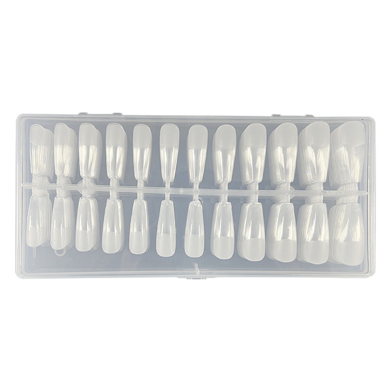 Nuevo desgaste de uñas extensión de uñas falsas uñas de uñas pegatinas de belleza sin costuras pegatinas completas medias pegatinas tienda de uñas especial almohadillas de uñas transparentes