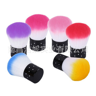 Jini Colorful Manicure Brush Multi-colorful Soft-bristled Nail Cleaning Brush Dust Removal Brush Makeup Beauty Makeup Brush