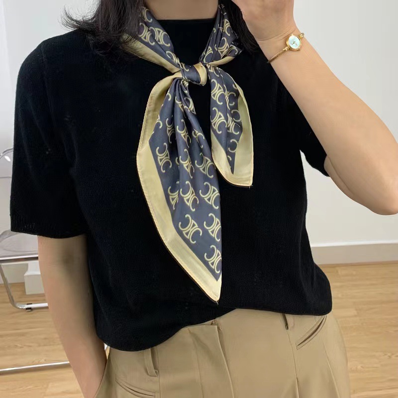 Nuevo estilo francés retrógrado decoración de decoración profesional toallas de seda 70cm toallas de seda frescas y elegantes