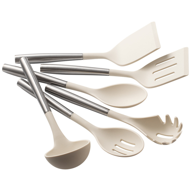 耐热硅胶厨房工具6件套锅铲炒菜铲子汤勺烹饪铲勺kitchen utensil|undefined
