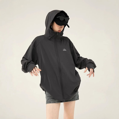 Men's Summer Sun Protection Suit, Outdoor, Anti-Ultraviolet, Breathable, Ultra-Thin Outerwear