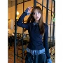 显瘦修身polo莫代尔打底衫