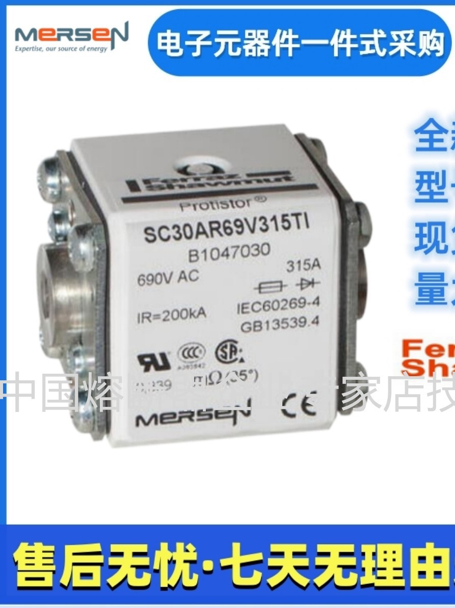 Ferraz罗兰熔断器SC30AR69V100TF G1046897美尔森Mersen