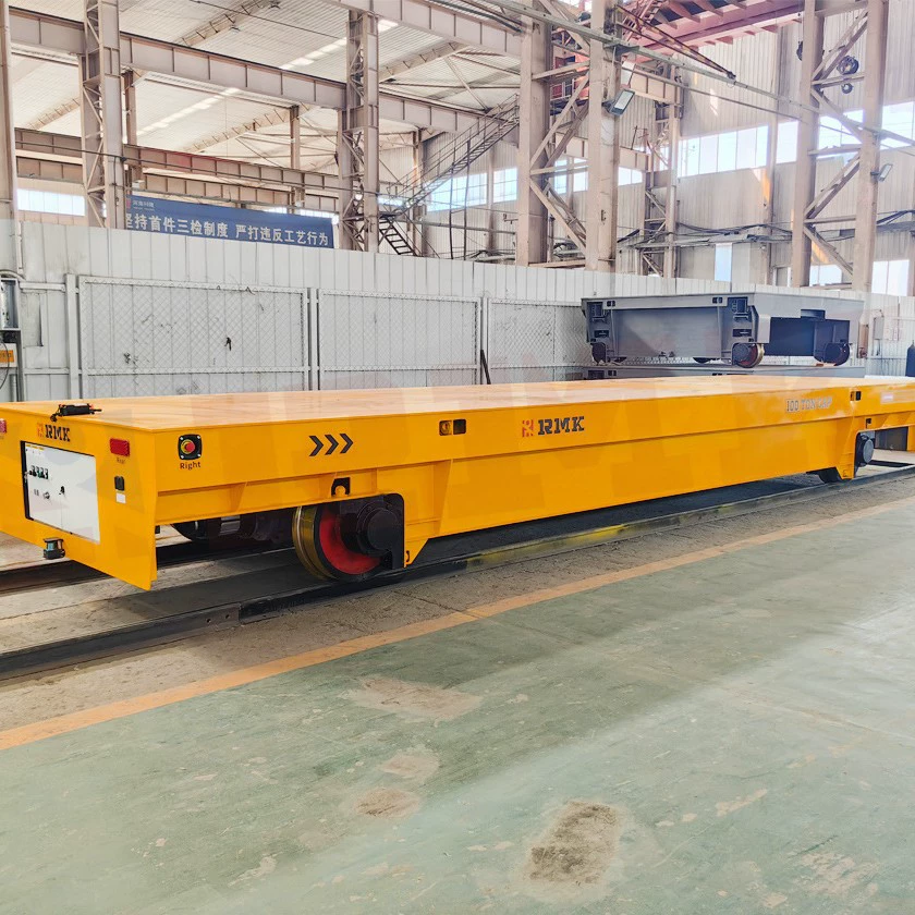 Руимайке рельсовый плоский вагон электрический низковольтный рельсовый вагон 100-тонный вагон для перевозки стальных рулонов