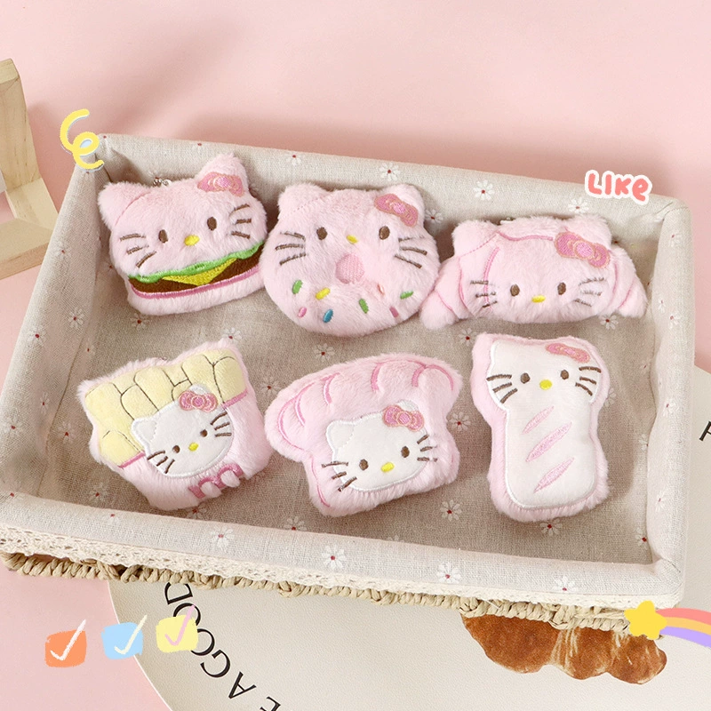 Плюшевая подвеска Hello Kitty, мультяшный брелок для сумки, 5×3×7 см, 9 г