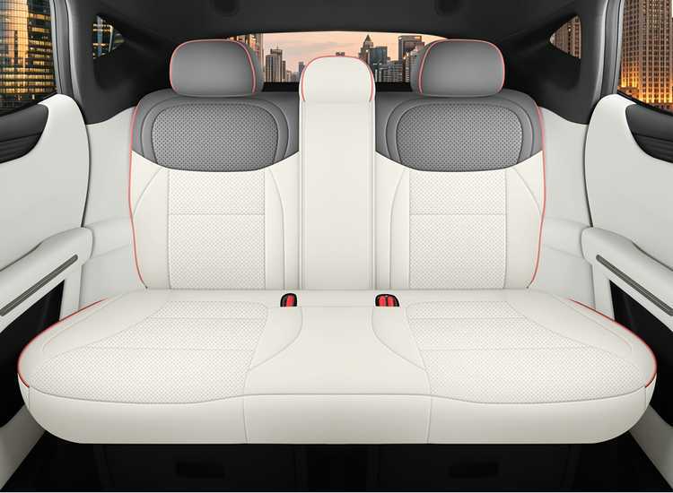 New custom-made perforated leather car seat covers for the XPeng MONA L03, offering full coverage and enhanced durability