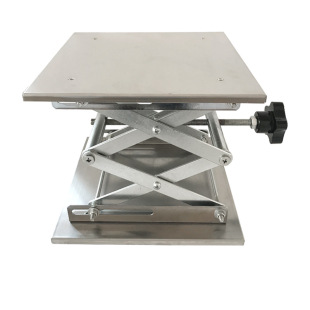 Stainless Steel Lift Table Laboratory Small Platform Manual Screw Micro Bracket Level Household Rain