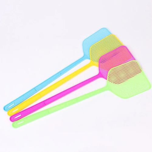 Fly swatter thickened mesh plastic fly swatter summer household durable mosquito swatter extended handle fly swatter