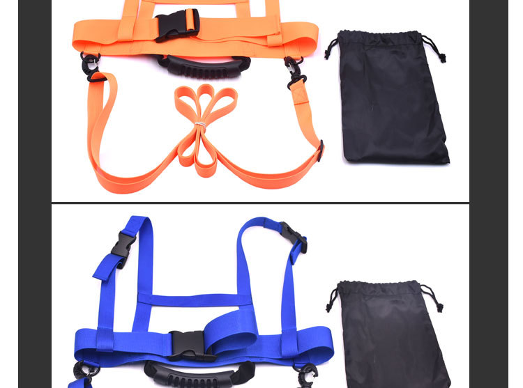 户外滑雪牵引绳练带