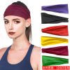 Sports elastic headband for yoga for gym, European style, absorbs sweat and smell, for running