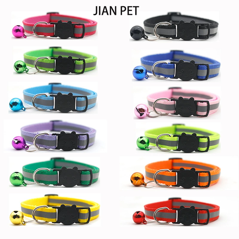 Новый светоотражающий Колокольчик для домашних животных, ошейник для собак, кошка, пряжка безопасности, отдельный кошачий ошейник, трансграничные взрывы