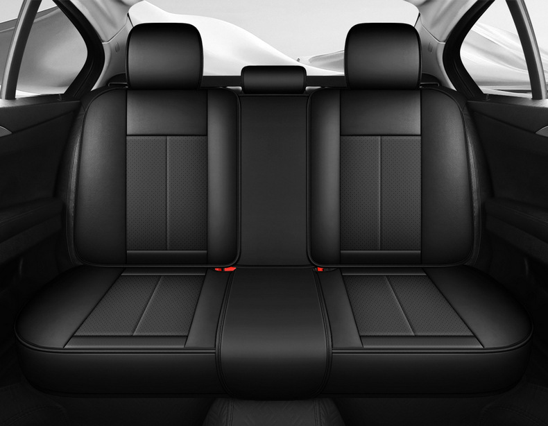 25 Years New Fixed Lumbar Support Full Leather Car Seat Cushion Four-Season Universal Seat Cover Dropshipping Source Factory Wholesale