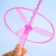 Flying Fairy Hand Push Flying Saucer Bamboo Dragonfly Turnaround Music Childhood Classic Nostalgia Stall Toy Stall Night Market