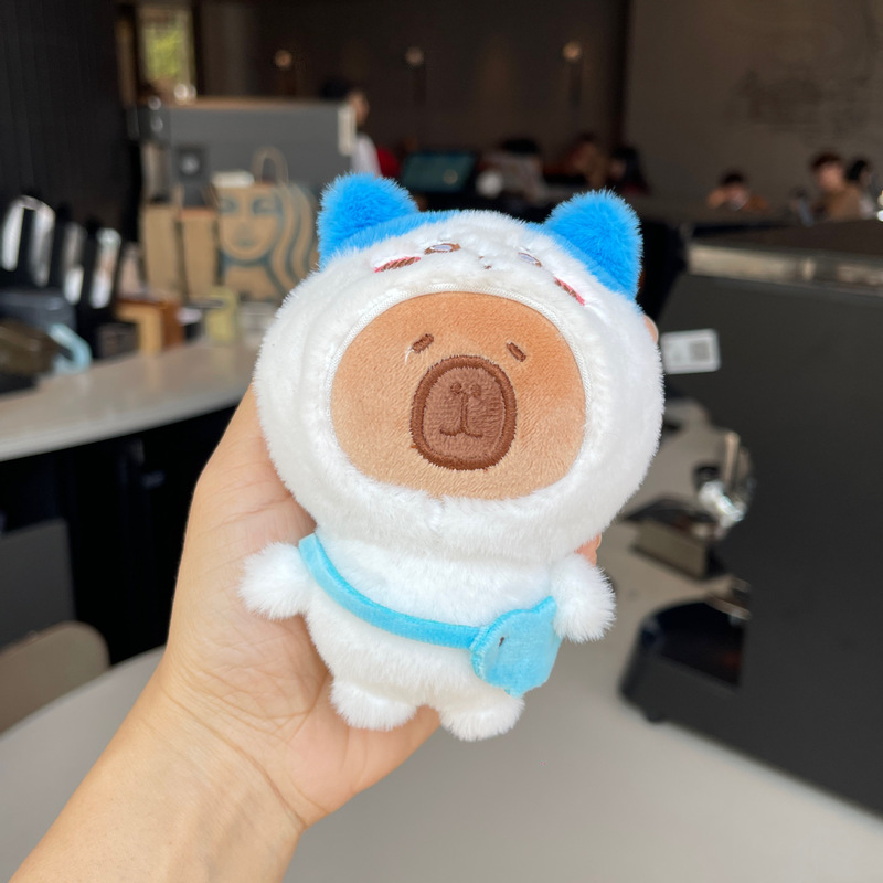 日版自嘲熊chiikawawa吉伊卡わぁ公仔小足ウサチ小八ストラップかわいいぬいぐるみ|undefined