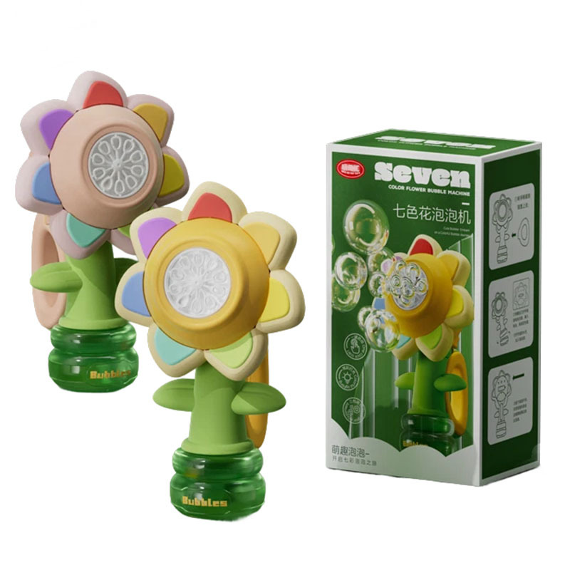 Máquina de Burbujas de Flor con Luz de Plástico ABS para Bodas