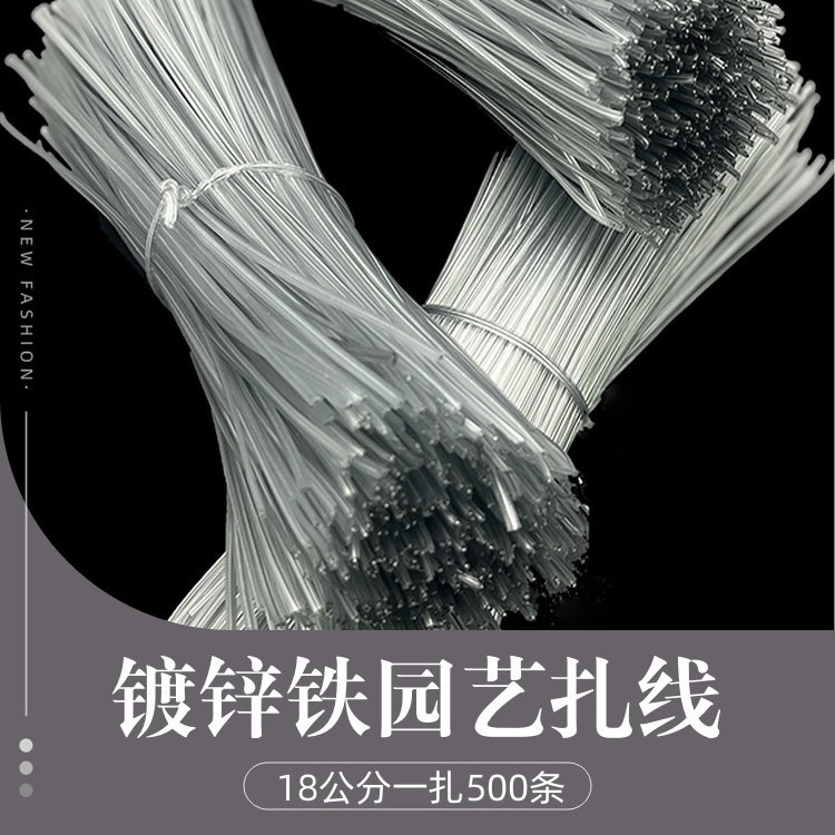 双扁铁芯扎线包胶透明帽檐服装造型玩偶定型条园艺18CMPVC材质