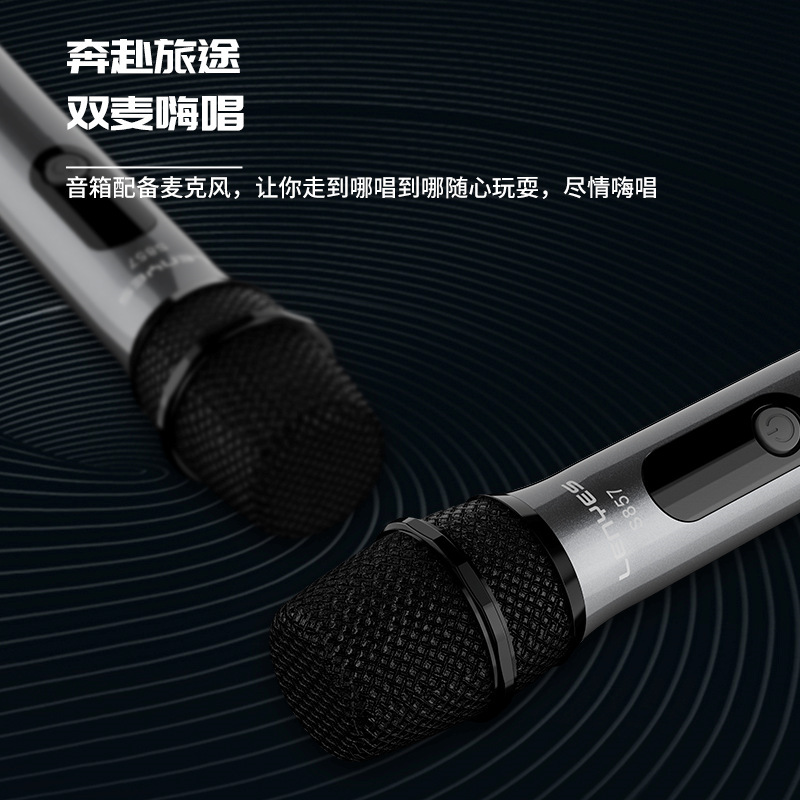 lenyes冷野獅 Bluetoothサウンドカード一体型ライブ配信録音ノイズリダクションスピーカー屋外S857 Bluetooth5.3|undefined
