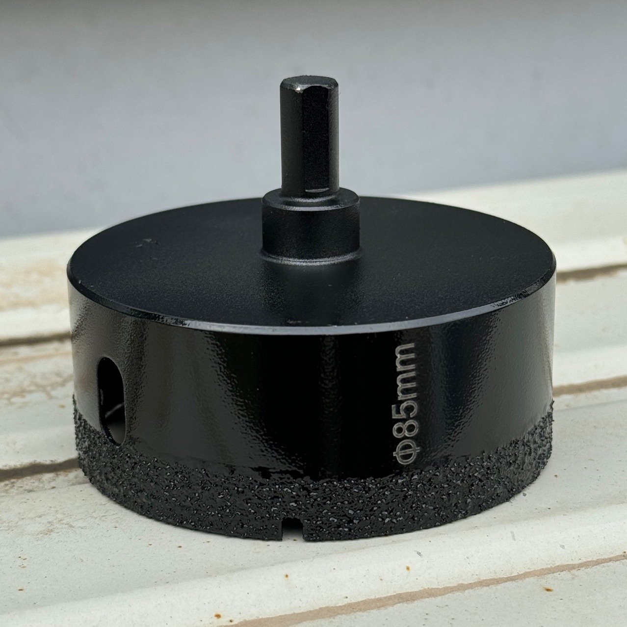 钎焊金刚石全瓷瓷砖开孔器干打孔玻璃85钻头大理石瓷砖开口电钻神