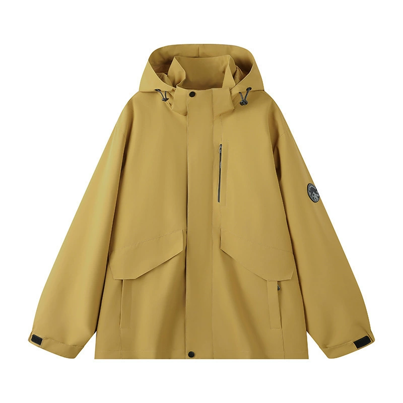 2024 весенняя новая водонепроницаемая куртка мужская наружная куртка с капюшоном куртка с капюшоном