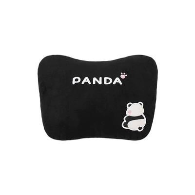 Rain Car Seat Cushion, Suitable for: Seat cushion, seat cover - suede-embroidered-panda-headrest