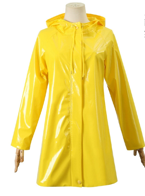 Призрачная мать COS Кэролайн полный комплект косплей желтый плащ Хэллоуин косплей костюм Женская одежда