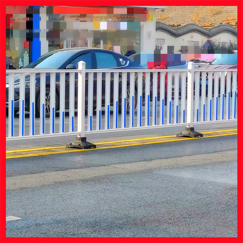 S板防眩市政护栏城市道路人车分流防眩板护栏马路防撞隔离栏杆