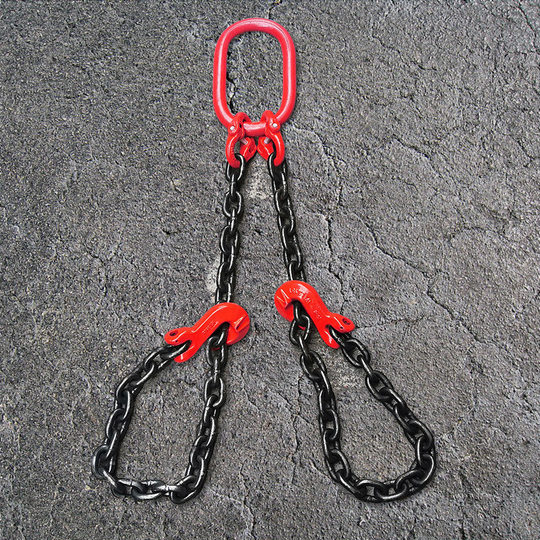 Wholesale G80 manganese steel chain rigging lifting and hoisting complete sets of rigging single and double four-legged limb combination chain rigging