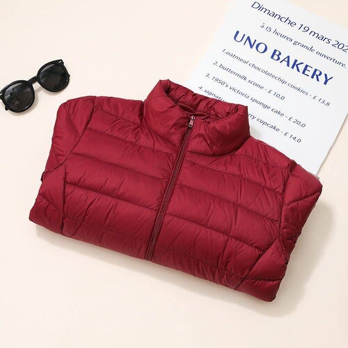 Loose outdoor 2024 new light and light down jacket women's short winter autumn and winter light women's coat thin and super light