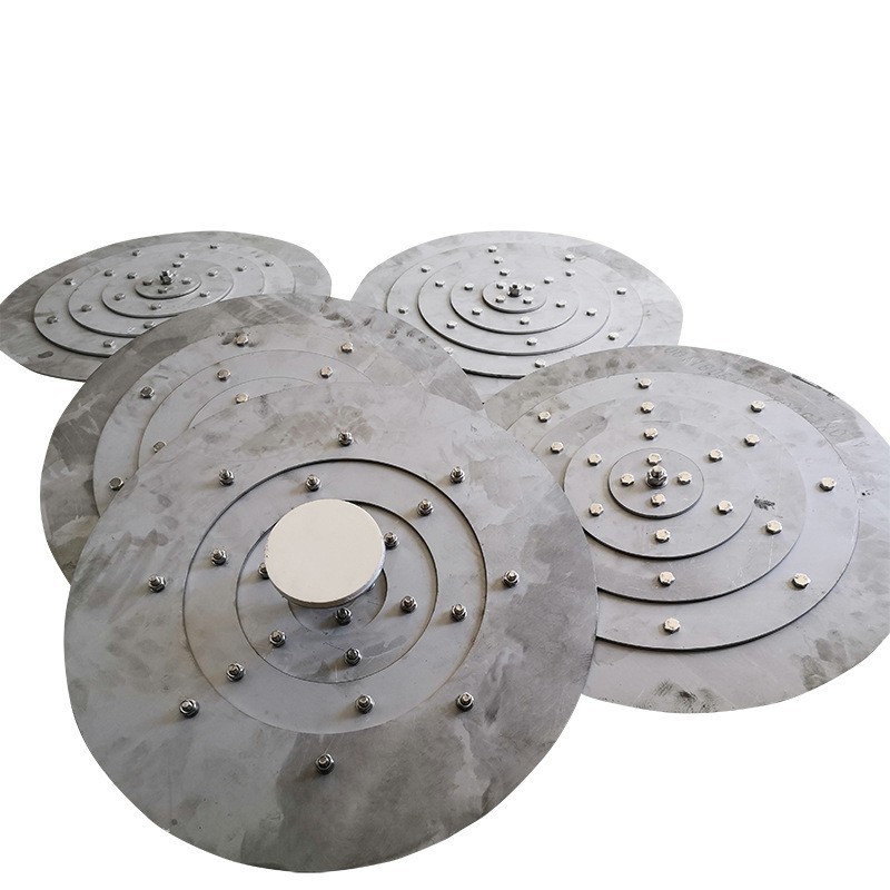 陶瓷片流化盘仓泵气化板气力输送除尘流化盘DN400流化盘