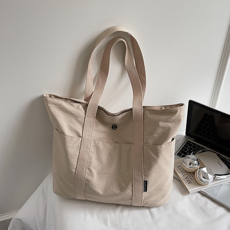 Bolsa de Mano Escolar de Nylon de Gran Capacidad para Uso Diario