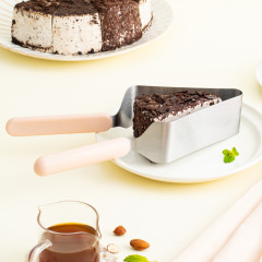 国境を越えたステンレスケーキ分離器三角形ケーキ移転クリップ焙煎ガジェットケーキ分離器