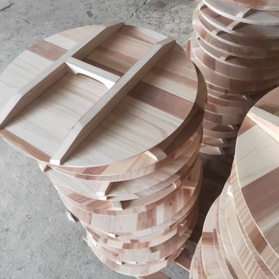 杉木锅盖原色饭店灶台木质锅盖水缸盖多用途酒厂酒缸发酵大锅盖