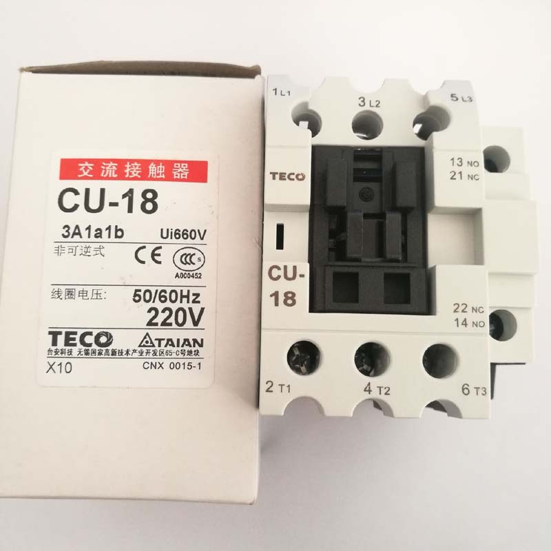 全新原装台安交流电磁接触器CU-18替代CN-18S AC110V 220V 380V