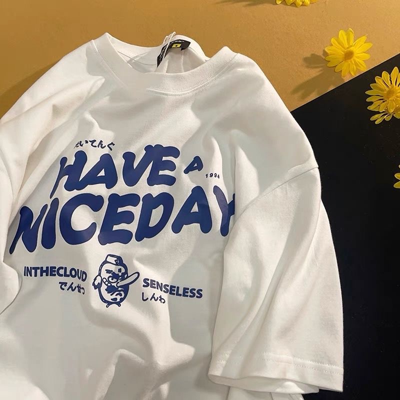 Camisetas de manga corta para hombres y mujeres, estilo corto para adolescentes, camisetas modernas para mujeres de celebridades de internet, estilo de moda informal y versátil para hombres.