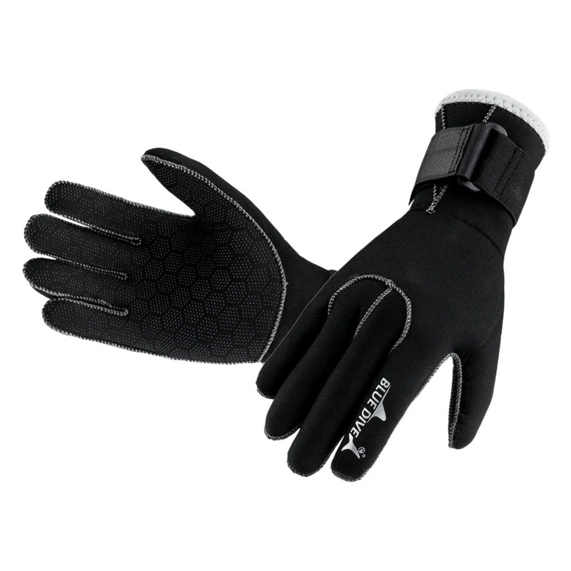 Глубокие противоскользящие водонепроницаемые теплые износостойкие перчатки для подводного плавания толщиной 3 мм с защитой от царапин, профессиональные перчатки для серфинга и дайвинга, Нескользящие с защитой от порезов