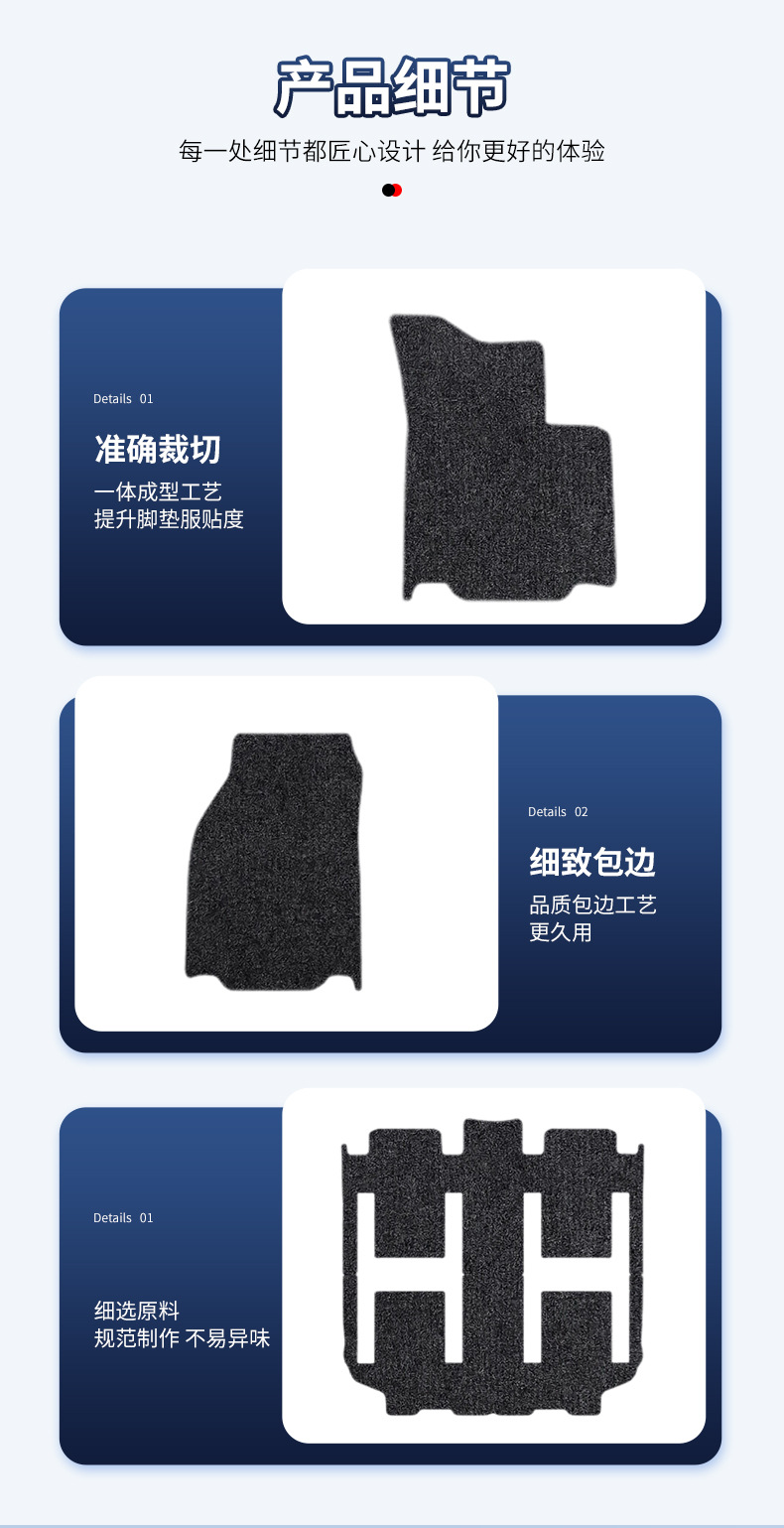 Suitable for Nio 18-22 Nio Es8 Nylon Car Floor Mats, Car Anti-Dirty Special Floor Mats, Spot Wholesale