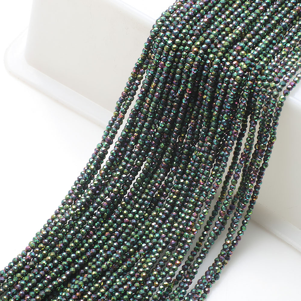 10g Weight Beads Jewelry Making Type 2MM Jewelry Making Size DIY Jewelry Accessories Classification 3 Pieces Per Pack Quantity Glass Material Solid Color Pattern Plating Design Elegant, Simple Style, Streetwear Style 3 Pieces Per Pack 2MM Glass Solid Color DIY Jewelry Accessories Beads 5
