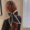 Headband, hair accessory with bow, ponytail to go out, hair band, internet celebrity, new collection