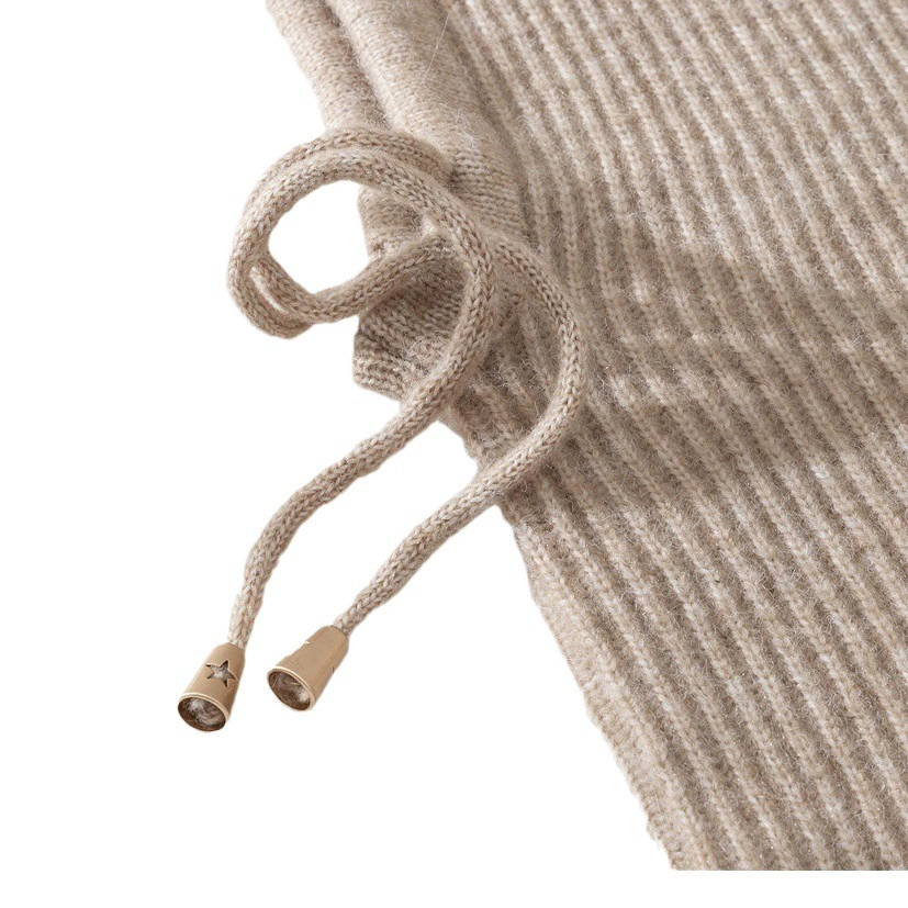 2025 новый осенне-зимний балаклава с капюшоном, шарф с капюшоном, цельнокроеная шапка для мужчин и женщин, теплая корейская вязаная шапка-пуловер