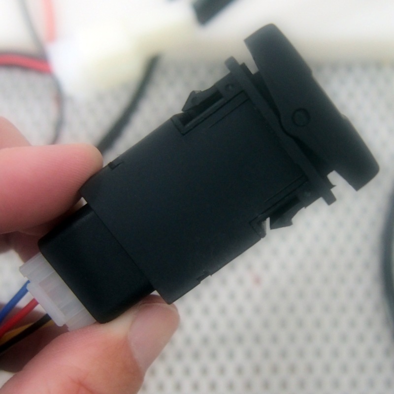 (Fibra de carbono) Calefacción de asiento de fibra de carbono adecuado para Toyota RAV4,