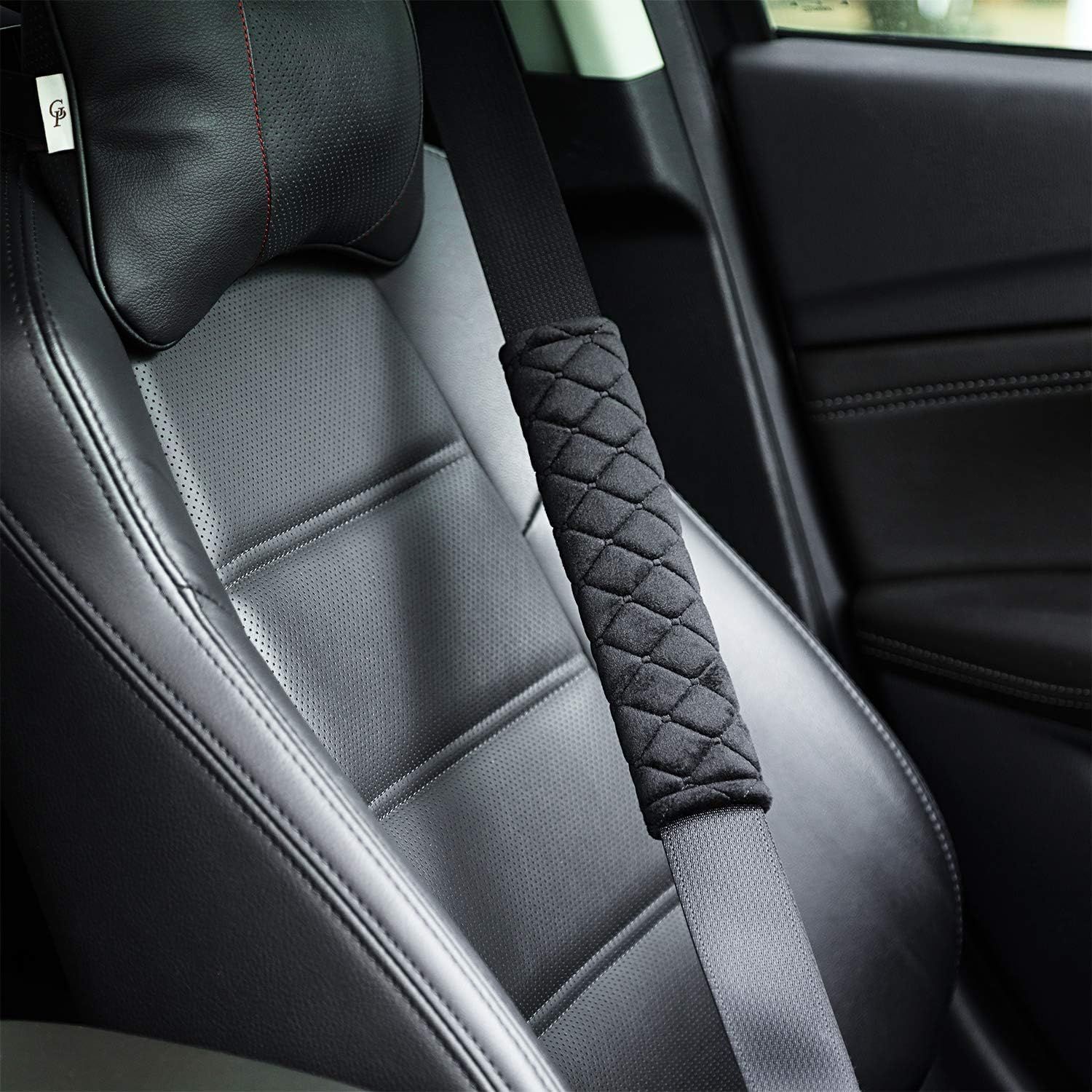 General Motors Seat Belt Shoulder Pad Baby Carriage with Protective Cover Adult Backpack Shoulder Pad Anti-Leg Neck Adjuster
